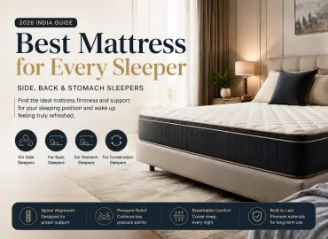 Best Mattress for Side, Back & Stomach Sleepers: Complete India
